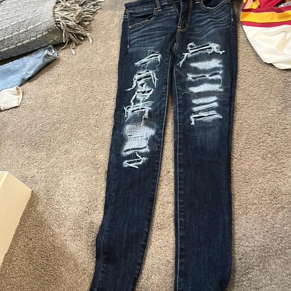 American Eagle high rise jeggings size 4